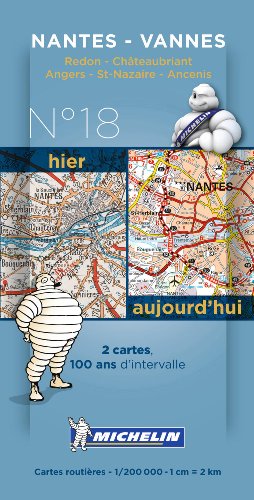 Nantes - Angers Centenary Maps (Michelin Historical Maps, Band 8018)